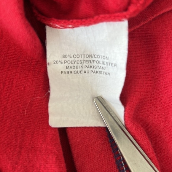 Levi’s Jeans Y2K Red Tab Relaxed Fit Red Graphic Short Sleeve T-Shirt - Picture 12 of 13